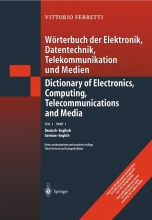 کتاب آلمانی Wörterbuch der Elektronik Datentechnik Telekommunikation und Medien