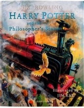 کتاب هری پاتر و سنگ جادو هری پاتر اند فیلسوفرز استون Harry Potter and the Philosophers Stone Illustrated Edition Book 1