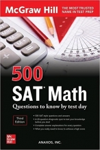 کتاب 500SAT Reading Writing and Language Questions to Know by Test Day Third Edition
