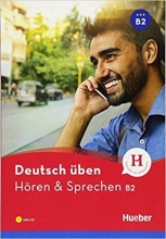 کتاب آلمانی Deutsch Uben Horen Sprechen B2 NEU Buch سیاه و سفید
