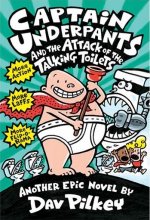 کتاب داستان انگلیسی کاپیتان زیرشلواری Captain Underpants Attack of the Talking Toilets Novel