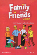 کتاب زبان فمیلی اند فرندز تست اند اولیشن Family and Friends Test & Evaluation starter