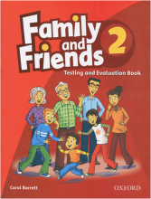 کتاب زبان فمیلی اند فرندز تست اند اولیشن Family and Friends Test & Evaluation 2