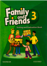کتاب زبان فمیلی اند فرندز تست اند اولیشن Family and Friends Test & Evaluation 3