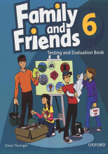 کتاب زبان فمیلی اند فرندز تست اند اولیشن Family and Friends Test & Evaluation 6