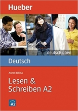 کتاب Deutsch uben Lesen Schreiben A2 سیاه و سفید