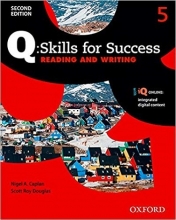 کتاب کیو اسکیلز فور ساکسس Q Skills for Success 5 Reading and Writing 2nd سیاه و سفید
