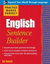 كتاب پرکتیس میکس پرفکت انگلیش سنتنس بیلدر Practice Makes Perfect: English Sentence Builder