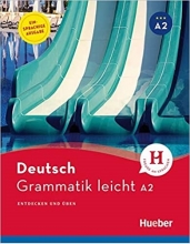 کتاب دستور زبان آلمانی دویچ گراماتیک لایشت Deutsch Grammatik leicht A2 سیاه و سفید