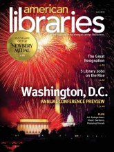 کتاب مجله انگلیسی امریکن لایبرریز American Libraries – June 2022