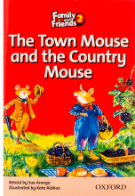 کتاب فامیلی اند فرندز ریدرز تو تون موس اند کانتری Family and Friends Readers 2 The Town Mouse and the Country Mouse