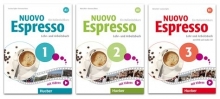 کتاب مجموعه 3 جلدی نوو اسپرسو Nuovo Espresso سیاه و سفید