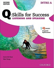 کتاب یو اسکیلز Q Skills for Success 2nd Intro Listening and Speaking سیاه و سفید
