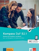 کتاب آلمانی کامپس Kompass Daf B2 1 سیاه و سفید