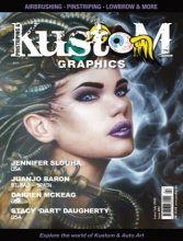 کتاب مجله انگلیسی پین استریپینگ اند کاستوم گرافیکس Pinstriping & Kustom Graphics - Issue 92, June/July 2022