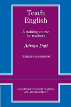 کتاب تیچ انگلیش ترینرز هندبوک Teach English Trainers handbook A Training Course for Teachers