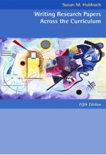 کتاب رایتینگ ریسرچ پیپرز Writing Research Papers Across the Curriculum 5th edition
