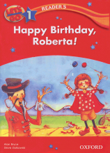 کتاب داستان لتس گو وان ریدرز هپی برزدی روبرتا Lets Go 1 Readers Happy Birthday Roberta
