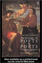 کتاب زبان د روتلج انتولوژی The Routledge Anthology of Poets on Poets: Poetic Responses to English Poetry from Chaucer to Yeats