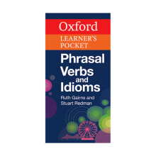 کتاب زبان آکسفورد لرنرز پاکت فریزال وربز اند ایدیومز Oxford Learners Pocket Phrasal Verbs and Idioms