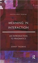 کتاب مینینگ این اینتراکشن Meaning in Interaction