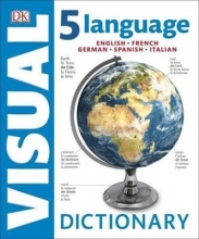 کتاب دیکشنری تصویری 5 زبانه لنگوئیج ویژوال دیکشنری 5 Language Visual Dictionary وزیری