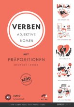 کتاب آلمانی Deutsch Lernen Verben Adjektive und Nomen mit Prapositionen