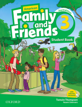 کتاب امریکن فمیلی اند فرندز ویرایش دوم American Family and Friends 2nd 3 سایز کوچک وزیری