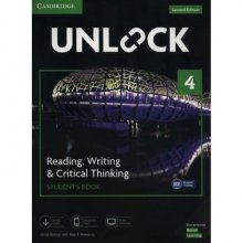کتاب آنلاک ویرایش دوم Unlock 2nd Edition Level 4 Reading Writing & Critical Thinking