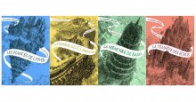 مجموعه 4  جلدی کتاب فرانسوی لا پسه La Passe miroir Tome گالینگور
