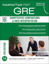 کتاب زبان جی آر ایی Manhattan Prep GRE Quantitative Comparisons & Data Interpretation Strategy Guide