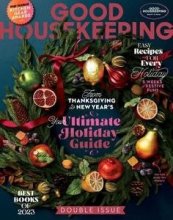 کتاب مجله انگلیسی گود هوس کیپینگ Good Housekeeping USA - Best Books Of, Double Issue, 2023