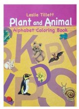 کتاب انگلیسی الفبت کالرینگ Alphabet Coloring Book Plant And Animal