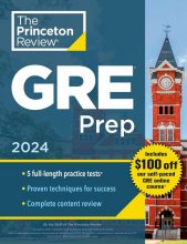 کتاب انگلیسی جی آر ایی پریپ Princeton Review GRE Prep 2024: 5 Practice Tests