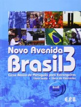 کتاب زبان پرتغالی نوو آونیدا برازیل 3 Novo Avenida Brasil 3 Curso Básico de Português Para Estrangeiros