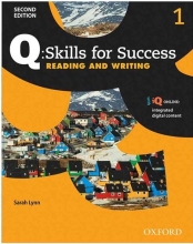 کتاب کیو اسکیلز فور ساکسس Q Skills for Success 2nd 1 Reading and Writing+CD