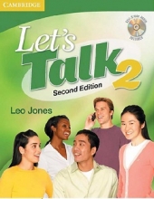 کتاب زبان لتس تاک ویرایش دوم Lets Talk 2 With CD Second Edition