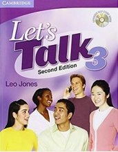 کتاب زبان لتس تاک ویرایش دوم Lets Talk 3 Second Edition