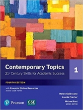 کتاب کانتمپوراری تاپیک Contemporary Topics 4th 1