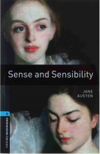 کتاب داستان آکسفورد بوک وارمز فایو سنس اند سنسیبیلیتی Oxford Bookworms 5 Sense and Sensibility