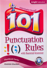 کتاب پانچویشن رولز ویت اسنشیال گرمر 101Punctuation Rules with Essential Grammar