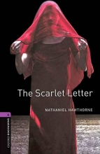 کتاب داستان آکسفورد بوک وارمز فور اسکارلت لتر Oxford Bookworms 4 The Scarlet Letter+CD