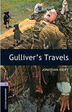 کتاب داستان آکسفورد بوک وارمز فور گالیورز تراولز Oxford Bookworms 4 Gullivers Travels
