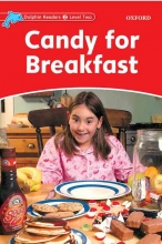 کتاب زبان دلفین ریدرز 2 آبنبات برای صبحانه Dolphin Readers Level 2 Candy for Breakfast Story & Activity Book