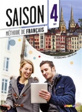 کتاب فرانسوی سزون Saison niveau 4 B2 - livre de l'eleve + cahier