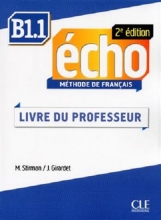کتاب معلم Echo - Niveau B1.1 - Guide pedagogique - 2eme edition