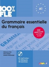 کتاب گرامر ضروری فرانسه Grammaire essentielle du français niv. A1 - Livre  سیاه و سفید