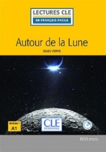 کتاب Autour de la lune - Niveau 1/A1 + CD - 2eme edition