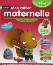 کتاب Mon cahier maternelle 2/3 ans