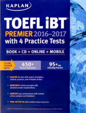 کتاب زبان Kaplan TOEFL iBT Premier 2016-2017 with 4 Practice Tests with